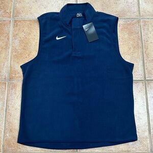 Nike Therma-Fit Victory Vest Fleece Coaches Navy DA4965-419 Sz Mens Medium
